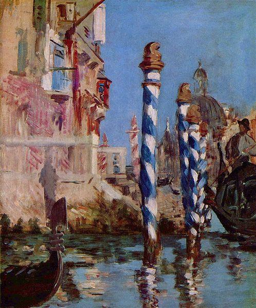Edouard Manet Canale Grande in Venedig oil painting image